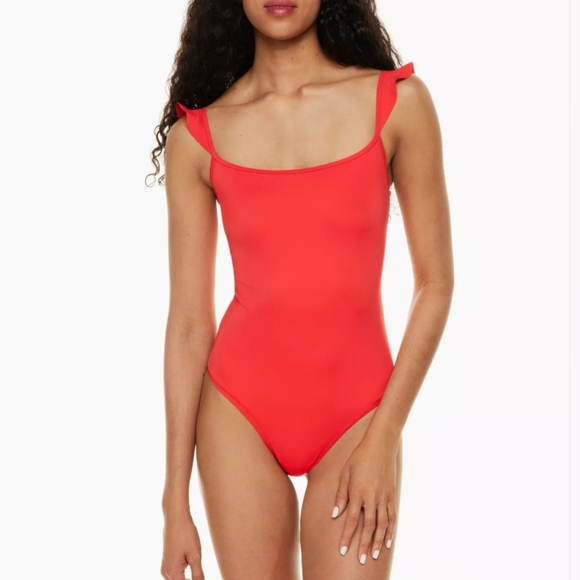 Wilfred Perrin White Square-Neck Tank Bodysuit Size S Spring Summer - Picture 2 of 6